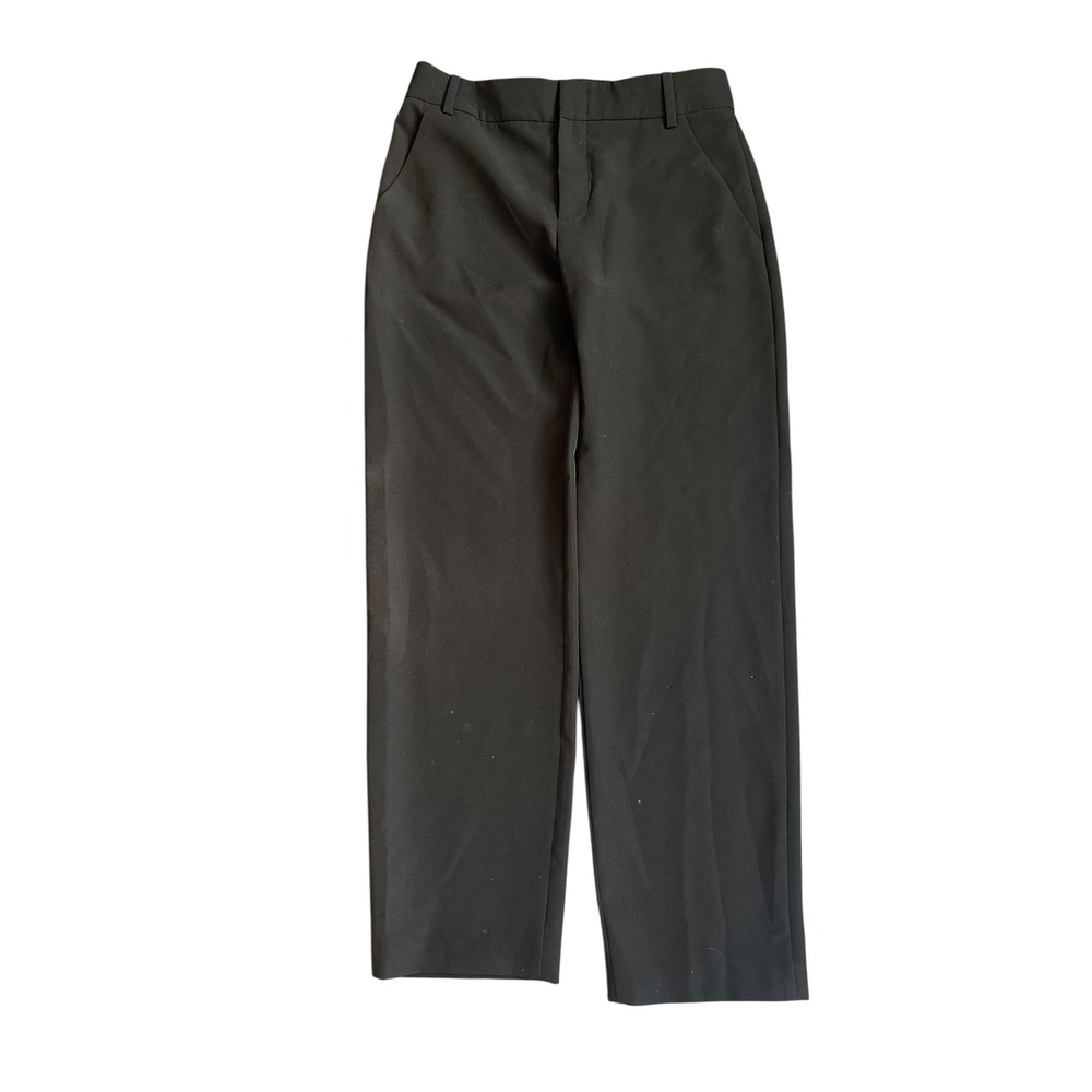 Moschino Jeans Black Tailored Straight Leg Trousers Pants Women's Size 8